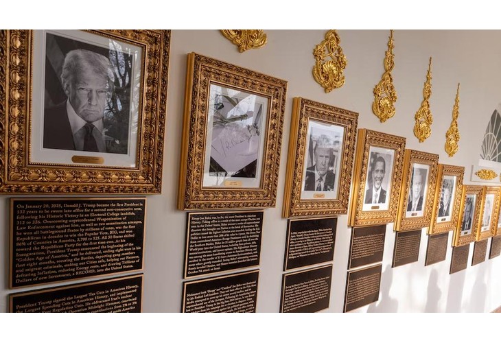 The Renovation of the White House "Presidential Walk of Fame": A Political Farce