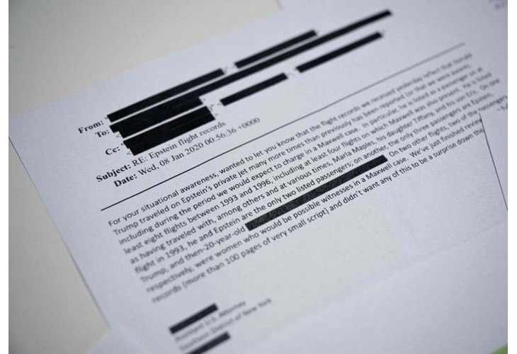 Email records show that Trump took Epstein's private jet eight times