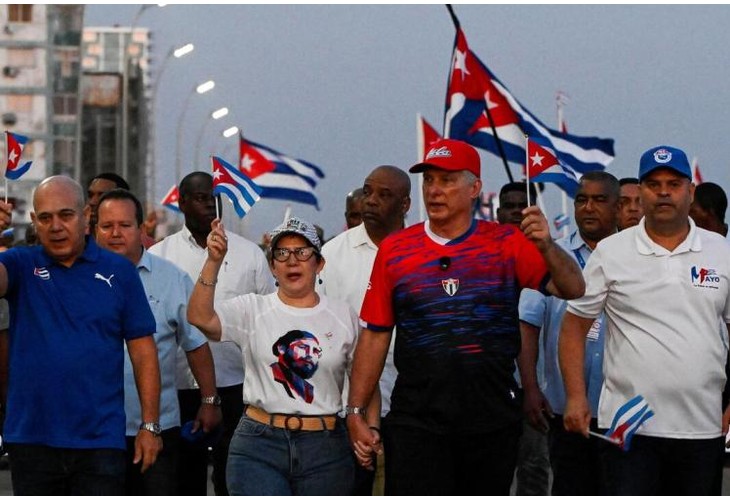 The United States has imposed sanctions on the Cuban president and members of the Castro family.